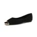 French Pointed Single Shoes Women's Flat-soled One-pedal Shallow-mouth Small Fragrant Wind Soft-soled Ladyshoes_vogvips.com