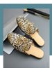 European And American Trendy Leopard Print British Slip-on Loafers For Men, Summer Fashion Business Casual Leather_vogvips.com