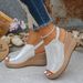Women's Shoes Wedge Sandals For Women New Style Fashionable Thick Soled Slippers With One Line High Heels And Lightweight Women's Slippers_vogvips.com