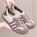 Women's Slip-On Casual Sneakers | Breathable Mesh Comfort Flat Shoes For Walking | Classic German Army Trainer Style_vogvips.com