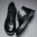 European Warm Series Men's Leather With Hand-Scrapped Texture, Business Casual High-Top Martin Fashion Cowhide Ankle Boots, Trendy Boots_vogvips.com