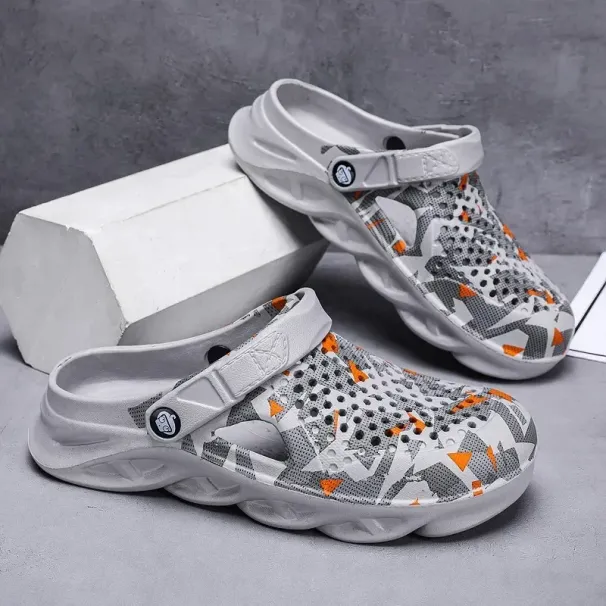 Flat Men Shoes EVA Slippers Garden Platform Man Summer Sandals New Male Sneakers Outdoor Flip Flops Home Clogs_vogvips.com