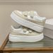 Minimalist White Canvas Sneakers - Street Style Shoes (Breathable & Comfortable, Everyday Wear) - BK6906_vogvips.com