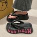 EVA Thick Soled Herringbone For Women, New 3D Height Increasing Cute 2025 Summer Fashion Trend Slippers_vogvips.com
