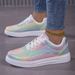 Baasploa Casual Leather Platform Sneakers For Women Classics Comfort Skateboarding Shoes Non-Slip_vogvips.com