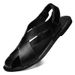 Genuine Leather Summer Casual Shoes, Breathable Cross-border Lightweight Sandals, Outdoor Hiking Men's Hollow Sandals_vogvips.com