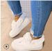New Women's Cotton Shoes With Round Toe, Thick Sole And Velvet Stitching, Snow Boots_vogvips.com