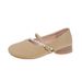 Evening Breeze Gentle Flat Single For Women Spring Autumn 2025 New Mary Jane To Match Dresses Soft Sole Maternity Shoes_vogvips.com