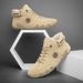 CLOHOO Hand-Sewn Octopus Design Short High-Top Leather Riding Boots Stylish Men's Footwear_vogvips.com