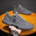 Labor Protection Breathable Canvas For Summer, Men's Trendy, Versatile, Anti Slip, Wear-resistant, Lazy Casual Shoes,_vogvips.com