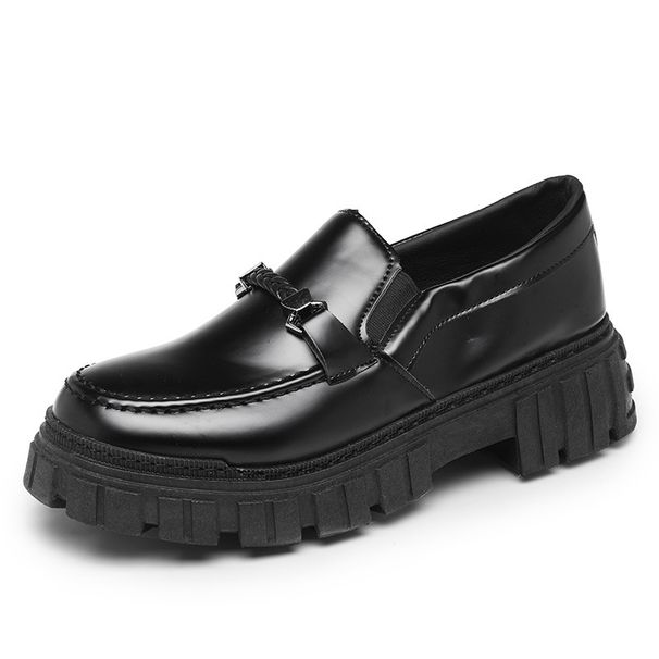 Men's Platform Shoes Low Pumps Loafers Slip-on Casual Men's Shoes_vogvips.com