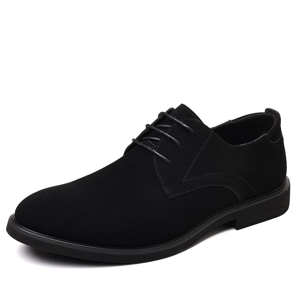 2025 New Pointed Toe Leather British Style Fashionable Casual Work Men's Large Size Shoes 48_vogvips.com