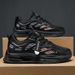 2025 Spring New Breathable Mesh And Versatile Thick Soled Sports Trendy Men's Casual Dad Shoes_vogvips.com