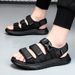 Sandals Trendy 2025 Summer Outdoor Sports Casual Beach Shoes Men's Non Slip Sandals Can Drive_vogvips.com