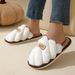 Furry For Women, Autumn And Outdoor Non-Slip Indoor Thick Sole Home Fluffy Slippers, Winter Warm Cotton Slippers_vogvips.com