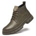 Large Size High Top Martin Boots Men's Side Zipper Platform Boots Tooling Locomotive Boots_vogvips.com