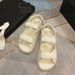 In-Stock C-Brand Velcro For Women, Summer Outdoor Wear, 2025 New Model, New-Style Thick-Soled Genuine Leather Flat_vogvips.com