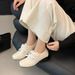 French Lace Mary Jane Women's Shoes 2026 New Square Head Thick Heel Lace-up Ballet Shoes Retro Versatile Single Shoes_vogvips.com