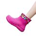 Voyage Voyage Height-Increasing Thick-Soled Mid-Calf Boots W, 2025 New Cute Waterproof Rain Boots, Fashionable And Versatile For_vogvips.com
