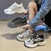 The New Dad Shoes Women Autumn Student Sports Running Shoes Casual Thick Bottom Height Increasing Shoes_vogvips.com