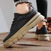 European Warm Series Spring And Autumn New Low-Top Thick-Soled Height-Increasing Ankle Non-Slip Wear-Resistant Work Shoes Casual Trendy_vogvips.com