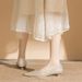 Women's Shoes Red High Heels Wedding Shoes Women's Pointed Toe Shallow Mouth Fashionable Sexy Temperament Ladies Bridal Shoes All Match_vogvips.com