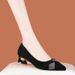 Fashion Temperament Rhinestone Light Mouth Single Shoes Women's Mid-heel Season Fashion Pointed Thick Heel High Heels_vogvips.com