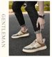 Men's Board Shoes Breathable Outdoor Sports Low-top Men's Shoes Retro Men's Small Leather Shoes Non-slip_vogvips.com