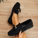 Cross-border 2025 New Versatile Flat Suede Loafers Slip-on Fashion Casual European And American Women's Shoes_vogvips.com