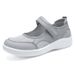 Women's Spring Summer New Breathable Casual Shoes With Versatile Soft Bottom Non Tiring Foot Velcro For Middle Aged And_vogvips.com