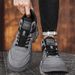 2025 Autumn High-top Men's Martin Fashion Leather Patchwork Thick-soled Height-increasing Lace-up Motorcycle Yellow_vogvips.com