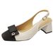 New-Style Women's Chunky Heels, 2026 Early Spring New Model, French-Style Elegant Fashion, Casual Work High-Heeled_vogvips.com