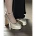 Fairy High-heeled Single Elegant And Versatile, 2025 New Fashion Style, Stunning Mary Jane Shoes, Korean Version_vogvips.com
