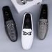 Euro Step Crocodile Men's Autumn Trend Breathable Non-Slip Genuine Leather Sole Soft Surface Casual Loafers_vogvips.com