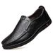 TerraStride Men's Large Size Genuine Leather 45 Breathable Hollow 46 Dad Middle-aged And Elderly Shoes Business Casual Non-slip_vogvips.com