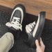 Trendy Low-Top Casual Sneakers For Men - Lightweight Breathable Round-Toe Shoes With Rubber Sole & Lace-Up Design_vogvips.com