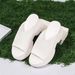 Women's plus Size One Strap Sandals Thick Soled Breathable for Summer_vogvips.com