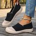 Women's 2025 Summer New Versatile Casual Soft Sole Comfortable For Mom, Slip-On Foreign Trade Shoes_vogvips.com