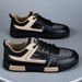 Men's Summer New Breathable Thin Hollow Mesh Canvas Korean Version Versatile Small White Thick Soled Board, Trendy_vogvips.com