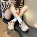thick-soled White Shoes Female Students Height-increasing Sports Board Shoes Casual Shoes_vogvips.com