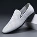 Hot-selling Leather Man Casual Summer Mens Loafers Moccasins Breathable Slip On Flats Driving Shoes Male Business_vogvips.com