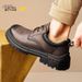 【Top Layer Cowhide】German Camel Dynamic Work Men's Genuine Outdoor Thick Sole Big Head Leather Shoes Men_vogvips.com
