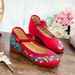 Embroidered Cloth Casual New Style, Slope Ethnic Women's Singles Shoes, Canvas Shoes_vogvips.com