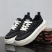 Men's Breathable Mesh Casual Sneakers Fashion Thick Sole Platform Shoes Cushioned Walking Shoes_vogvips.com