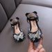 Baby Girl Girl Girl Princess Diamond Single Shoe Shoes Dance Show Shoes_vogvips.com