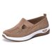 Spring Cross-Border Large Size Women's Middle-Aged And Elderly Mom Breathable Casual Single Old Beijing Cloth_vogvips.com