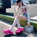 Women's Shoes Ant Love Spring And Summer New Trend Simple Comfortable Thick Bottom Heightening Women's Sandals Flip Flops_vogvips.com