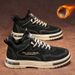 Labor Urance Work Men's Shoes Leece Warm Construction Site Work Cotton Shoes Men's Non-slip Wear-resistant Tooling Board Shoes Middle Help_vogvips.com