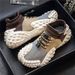 European Men's 2026 New Summer Breathable Thin Sports Casual Versatile Slip-on Sock Mesh Shoes_vogvips.com