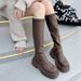2025 Fall/Winter New Fur-Lined High-Top Riding Boots_vogvips.com